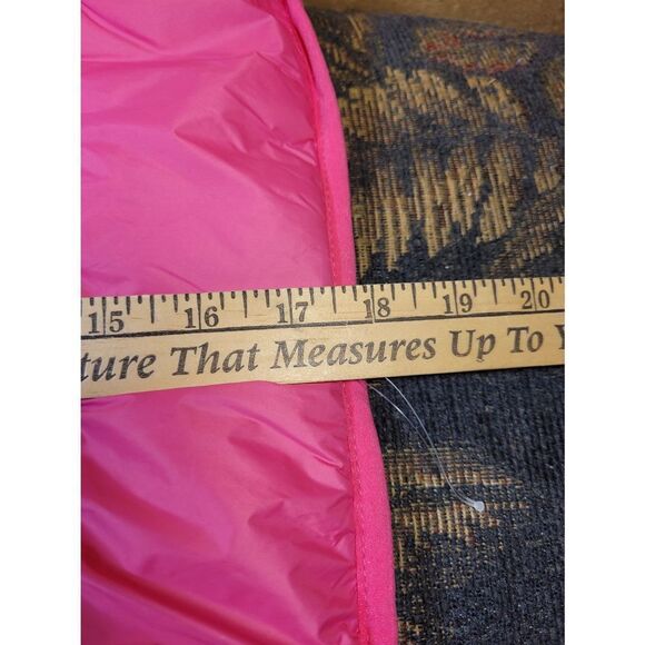 Boots and Barkley Pink and Orange  Medium Puffer Vest - Picture 4 of 7